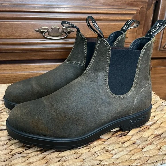 Blundstone Boots #1615 Waxed Suede US M 9/W 11 - Picture 3 of 9